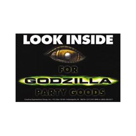 Advertising Examples   : Godzilla Window Clinger